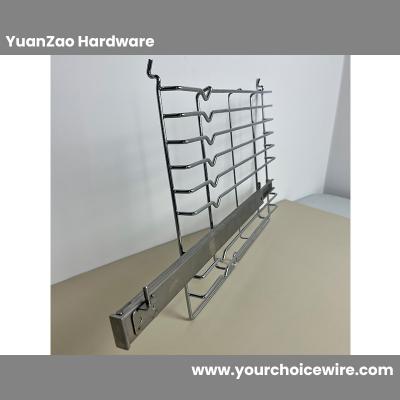 Oven telescopic runners with side shelf for built-in oven