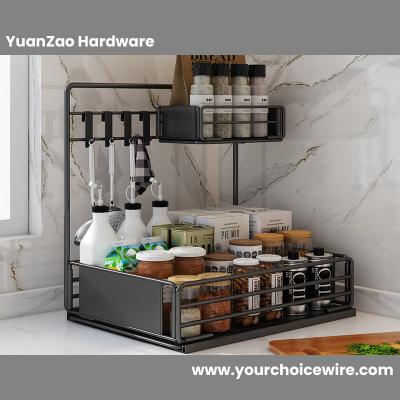 2-Tier kitchen Countertop Storage rack