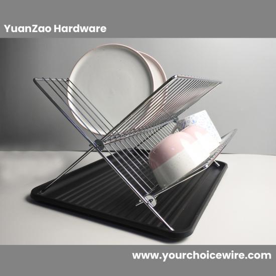 X shape Dish Rack with Drainers