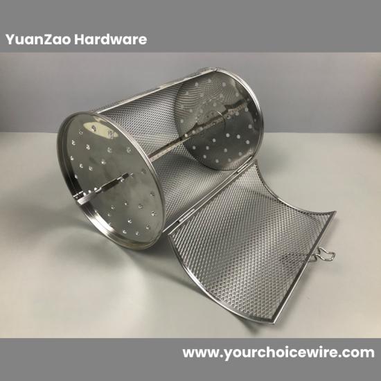 stainless steel rotisserie oven basket