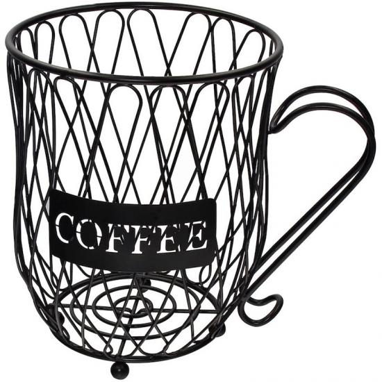 Black Iron Coffee Capsule Basket Holder