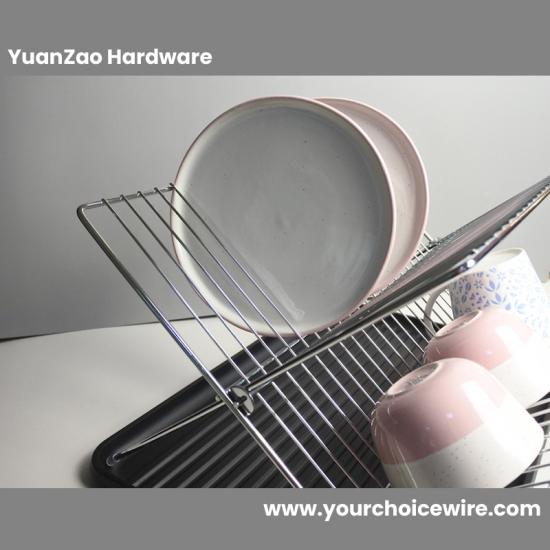 Folding Dish Rack with Drainers