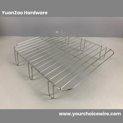 Supply metal wire baking shelf chrome finishing for oven