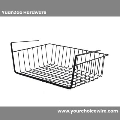 Metal Wire Storage Basket under Shelf