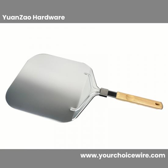 OEM Custom logo Foldable Pizza Peel with Bamboo Handle