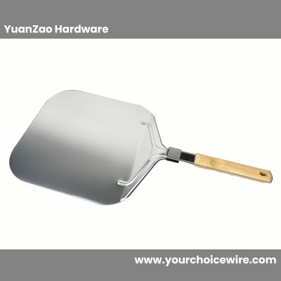 OEM Custom logo Foldable Pizza Peel with Bamboo Handle