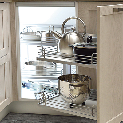 Pull-Out Wire Basket For Cabinet