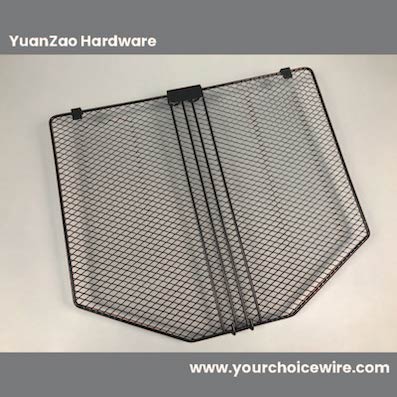 How to trim the size for grill mesh oven rack?