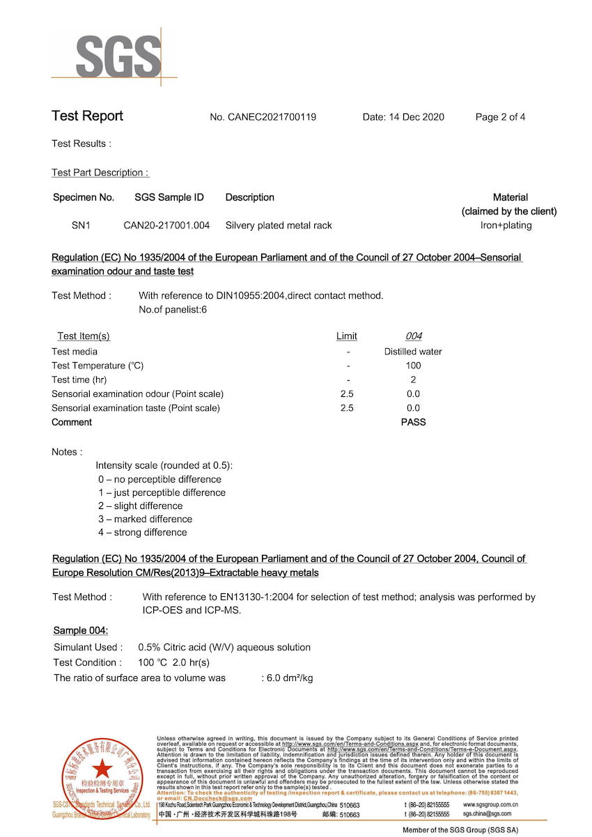 European Passed Test Report